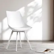 2X Dining Chairs White