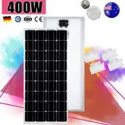 12V 400W Solar Panel Mono Kit 400 Watt RV Caravan Camping Power Charging Battery