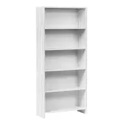 Cooper & Co. Harper 5 Tier Bookshelf White