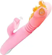 G Spot Vibrator Sex Toy Powerful Dildo with 6 Vibration Modes & Heating Function,Wand massager Rabbit Vibrators Adult Toy Realistic Anal Plug Toys Dildos for Women and Couple