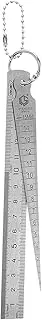 Cabilock Gap Ruler for Automotive Use Bolt Size Gauge Metal Gauge Measuring Tool