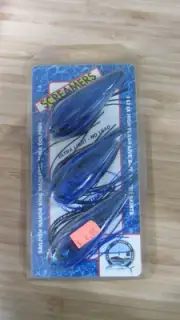 Cape Lookout Lures Blue & Black Screamers 3 Pack