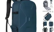 Camera Backpack, DSLR/SLR/Mirrorless Photography Camera Bag 15-16 Deep Teal