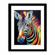 Zebra Modern Art Framed print Art Poster
