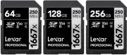 Lexar SD Professional 1667X 250MB/s Read Flash Memory Card 64GB 128GB 256GB AU