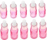 1Set Essential Oil Bottle Travel Glass Bottles with Dropper Durable Design for Aromatherapy Massage and Hair Salon Use