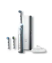 Genius 8000 Electric Toothbrush with 3 Replacement Brush Head Refills & Travel Case