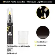 Touch Up Paint For Land Rover All Models 2305 Ruffina Red With Polish Paste