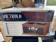 Victrola VTA-200B 6-in-1 Turntable Bluetooth Cassette CD player AM/FM Radio