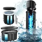 600GPH Pool Filter, UV Sterilzer for 300-1000 Gallon Swimming Pool, Small Poo...