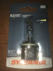 Osram Sylvania 880 basic headlight bulb 1 pack brand new