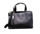 Kate Spade Black Tote With Tassel Detail & Zip Top Closure