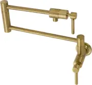 Kingston Brass KS4107DL Concord Pot 23.5 x 2.63 x 12.88, Brushed