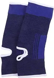 SUPVOX 1 Pair Sports Ankle Support Fitness Ankle Sleeves Ankle Compression Sleeves Soccer Ankle Guards Ankle Brace Ankle Protection Sleeve Ankle Sleeves for Men Blue Polyester Cotton