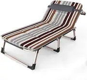 Folding Outdoor Camping Cot Shrink Bed, Portable Single Ventilated Folding Bed, Home Garden Sun Lounger, Office Siesta Lounge Chair, Outdoor Camping Bed Beach Bed Interesting