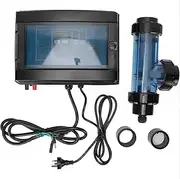 MIGUO Water Pool Saltwater Chlorinator Salt Water Chlorine Generator Self-Clean Chlorinator System 50mm Outlet Saltwater Pool Filter System 15G/H for SPA Pool & Swimming Pool (50 G/H, 247, 1)