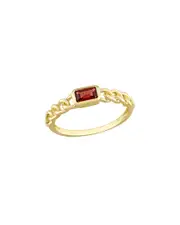 Rina Limor 14K 0.34 ct. tw. Garnet Baguette Ring