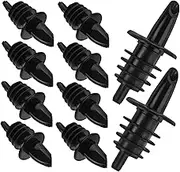 36pcs Reusable Plastic Wine Bottle Pourer Spout and Stopper with Caps for Wine Oil and Liquor Design for Easy Pouring and Cleaning