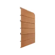 DECO 180 x 15mm 6.5m Casuarina DecoClad Aluminium V-Groove Cladding