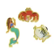 Disney - The Little Mermaid (2023) Ariel, Flounder and Seba Brand new Au seller