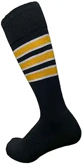 [COUVER] Unisex Knee High Striped Similar Baseball Team Style Sport Socks