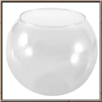 在飛比找蝦皮購物優惠-透明玻璃魚缸圓形球形花瓶