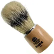 Kent VS Natural Badger Bristle Beechwood Shaving Brush for Men Perfect Lather
