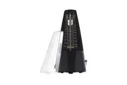 AROMA Mechanical Metronome Portable Metronome Adjustable Beat Speed Lightweight Loud Sound for Piano Guitar Drum Guzheng Accurate Beat Mechanical Metronome (Black)