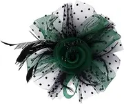 [LIFKOME] Mesh Top Hat Wedding Veils Mesh Headwear Veil Headband Bride Hat Bowler Hairband Bride Headband Hair Accessories for Women Wedding Hair Clips for Brides