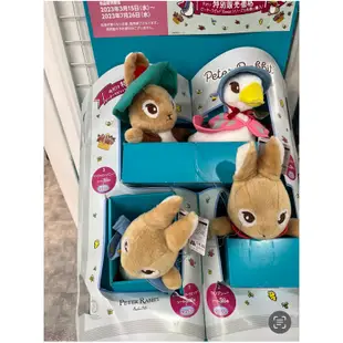 日本大創 彼得兔、佛洛普西、班傑明、潔瑪鴨一套四款 娃娃