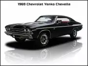 1969 Chevrolet Yenko Chevelle New Metal Sign: Beautiful Restoration!