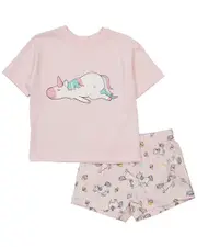 Girls 2-7 Drop Shoulder Pj