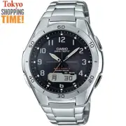 CASIO WAVE CEPTOR WVA-M640D-1A2JF Solar Atomic Radio Analog Digital Men`s Watch