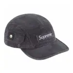 SUPREME CORDUROY POCKET CAMP CAP BLACK SS24H27-BK