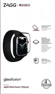 Zagg InvisibleShield GlassFusion Screen Protector Apple Watch Series 7 45mm