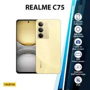 Realme C75 Global Ver. Android Cell Phone (Gold/8GB+256GB/Dual SIM/Unlocked)