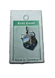 Vintage Enamel Travel Charm Loreley Germany