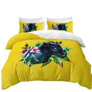 Tropical Vibes Panther Quilt Cover