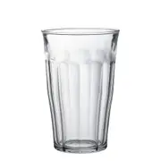 4pc Duralex Picardie 500ml Highball Glass Tumbler Drinking Cup Set Clear
