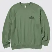 Snoopy PEANUTS m29 Uniqlo Sweat Trainer Green Xl Size