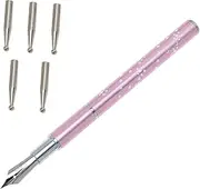 Baluue Nail Art Tools Set 1 Set of Pens 5 Dotting Tools Safe for Home Salon Manicure