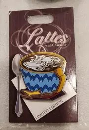 Disney Pin Aladdin Genie Lattes with Character Gold Lamp Cookie LE 127353