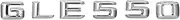 Chrome 3D ABS Plastic Car Trunk Rear Letters Words Badge Emblem Decal Sticker for GLE Class GLE550