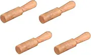 4pcs Hammer Sound Bowl Sound Mallet Meditation Wooden Mallet Nepalese Buddha Stick Hand-made Stick Wood