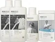 [Ecostore] Laundry Bundle: Citrus Softener, 2x Eucalyptus Liquid, Ultra Sensitive Soaker – Plant & Mineral-Based, No SLES, DEA, Synthetic Dyes, or Artificial Perfumes.