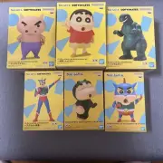 Crayon Shin-Chan Action Mask Shirimarudashi Figure Soft Vinyl Set Of 6