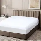 100% Egyptian Cotton Fitted Sheet Twin XL Size Only, 600 Thread Count, 8"-16"...
