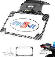 CYCBOLT Fender Eliminator Kits Fit for 2024 GSXR600 GSXR750 2023 2022 2021-2011 License Plate Bracket Holder 2020 2019 GSX-R600 GSX-R750 Tail Tidy Fit with Aftermarket & OEM LED Plate Light