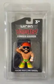 Macho Man Randy Savage Lime Green Micro Brawler Pro Wrestling Tees Figure