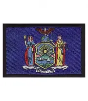 New York State Flag Patch, 50 State Flag Patches